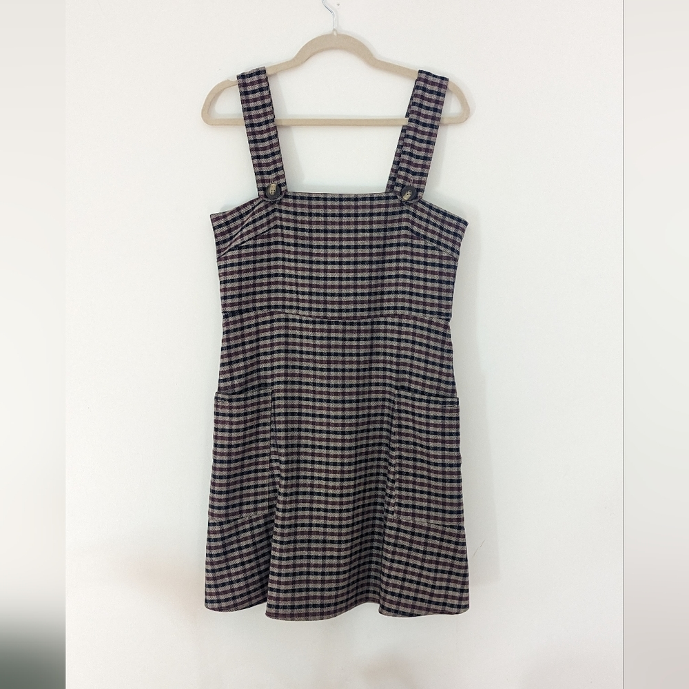 Plaid mini dress